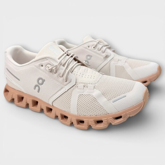 New On Cloud 5 Womens Running Shoes Sand Rosebrown Lightweight Sneakers 59-97767 - Picture 3 of 14